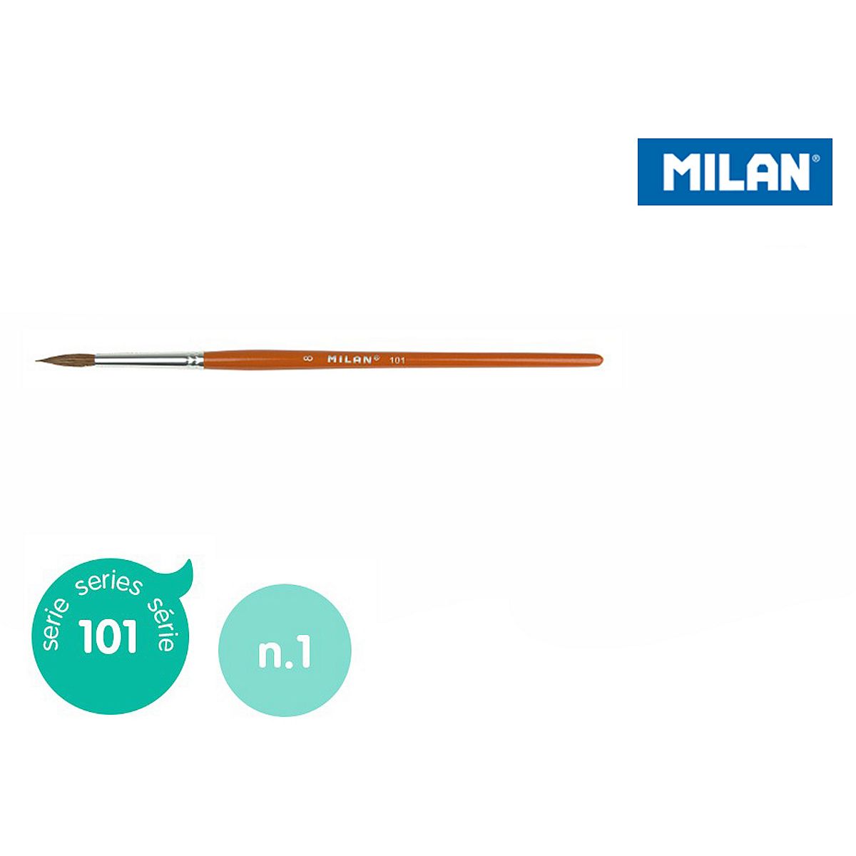 Pędzel Milan nr 1 (80301/12)
