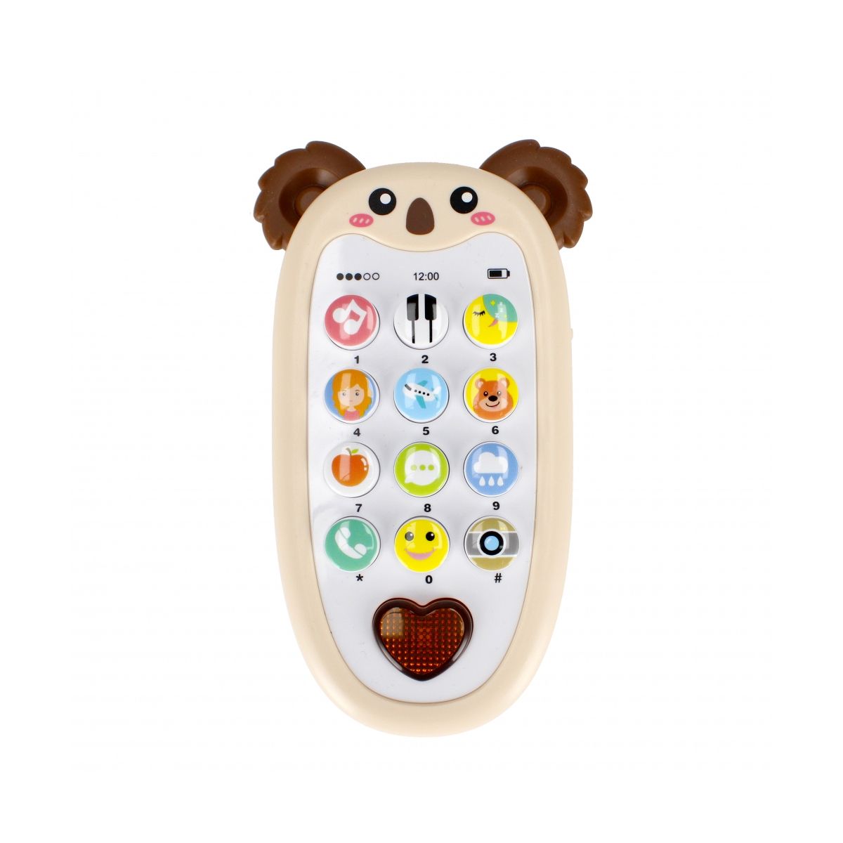 Telefon zabawkowy dla maluszka miś Mega Creative (502317)
