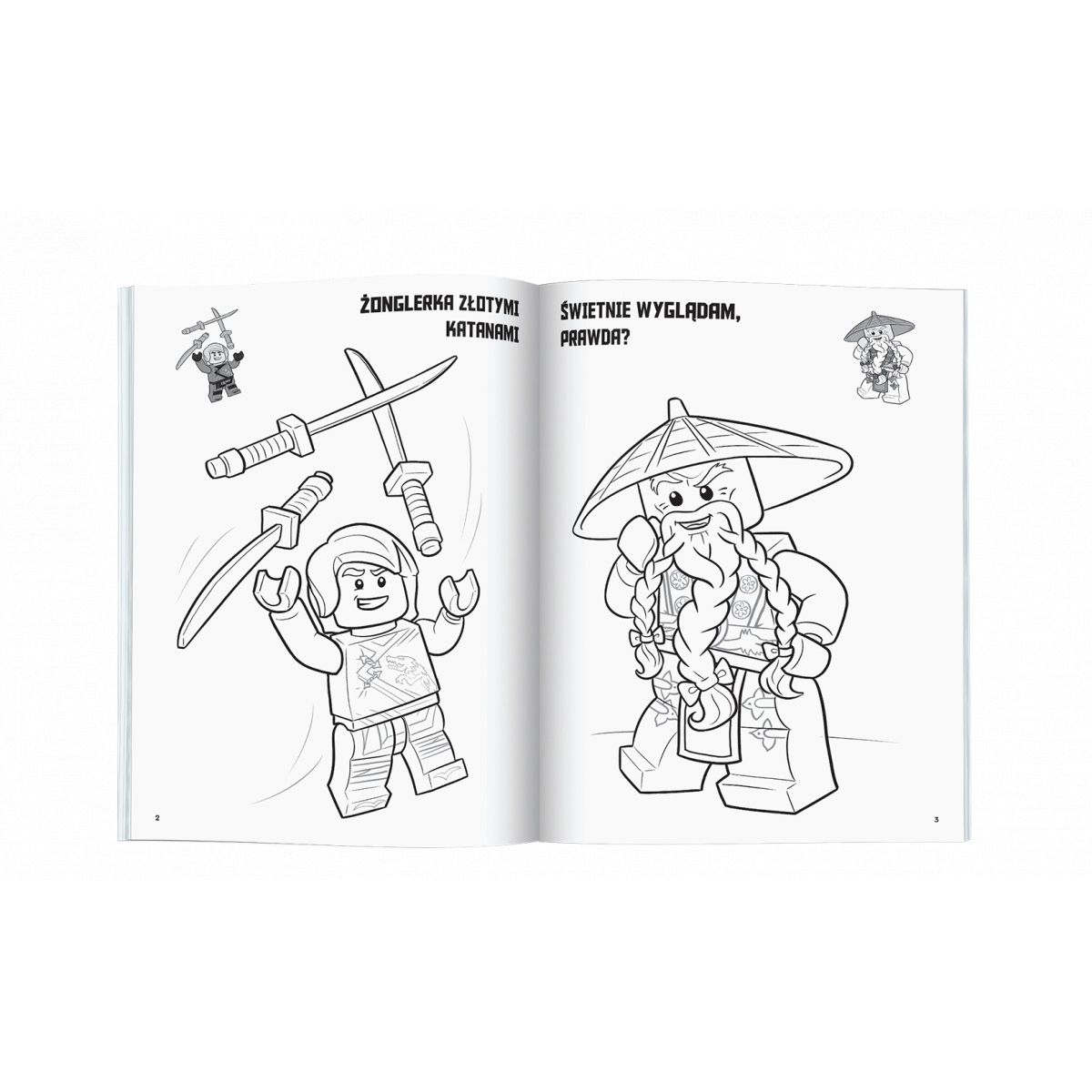 Książka dla dzieci LEGO® NINJAGO®. Kolorowanka z Naklejkami Ameet