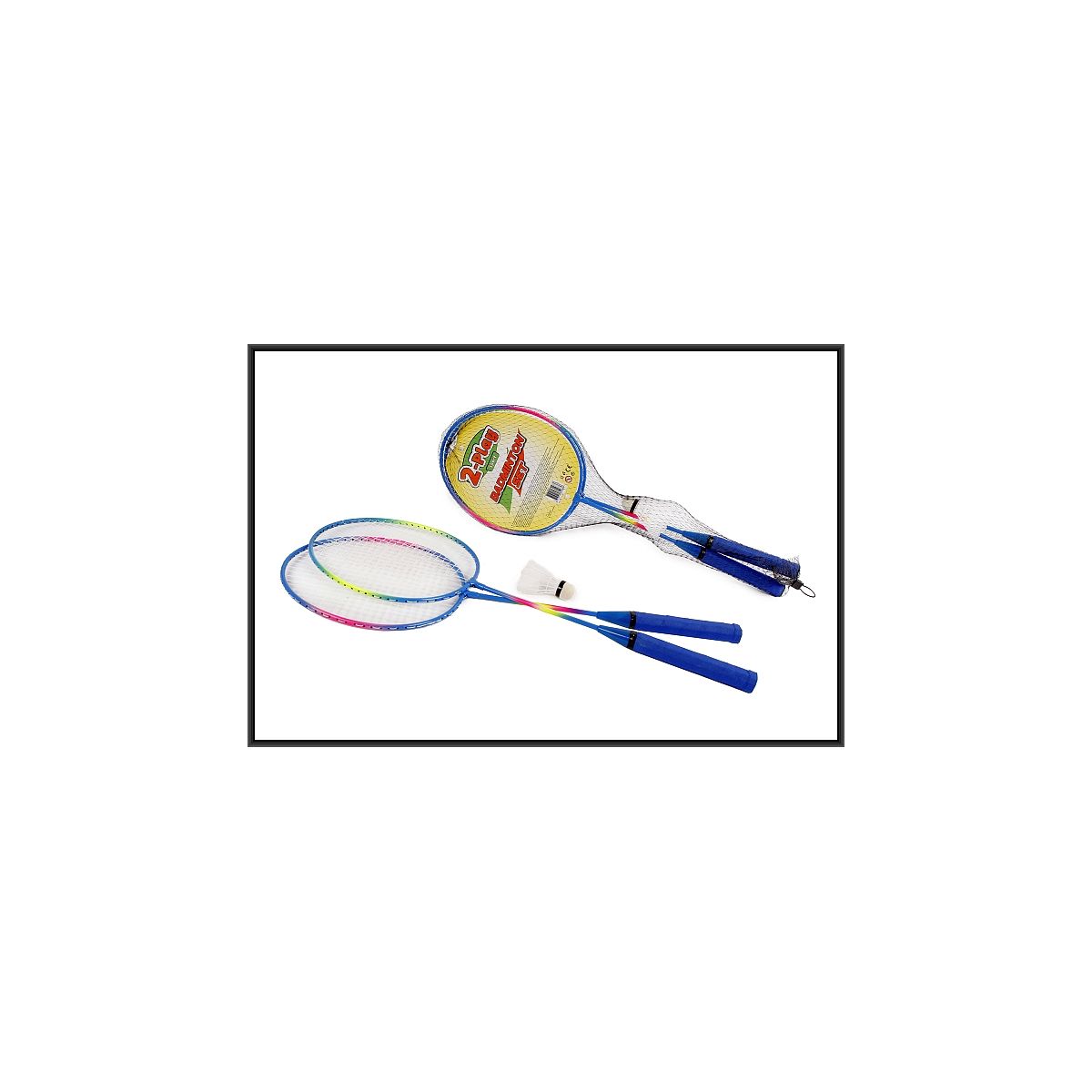 Zestaw do badmintona metalowy z lotką 64 cm Hipo (720120)