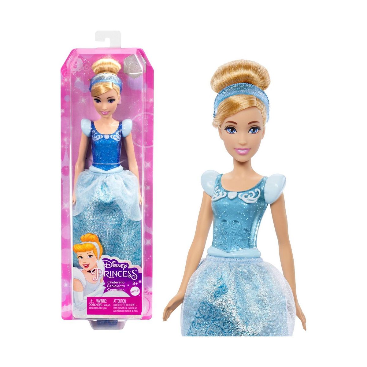 Lalka Disney księżniczka Kopciuszek [mm:] 290 Mattel (HLW06)
