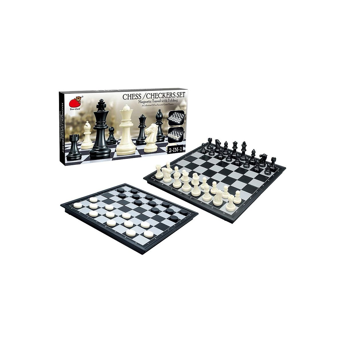 Gra logiczna Adar szachy i warcaby magnetyczne (587342)