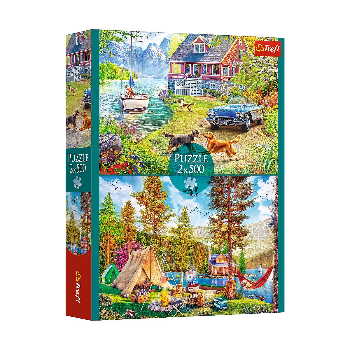 Puzzle Trefl Letni relaks 2x500 el. (37497)