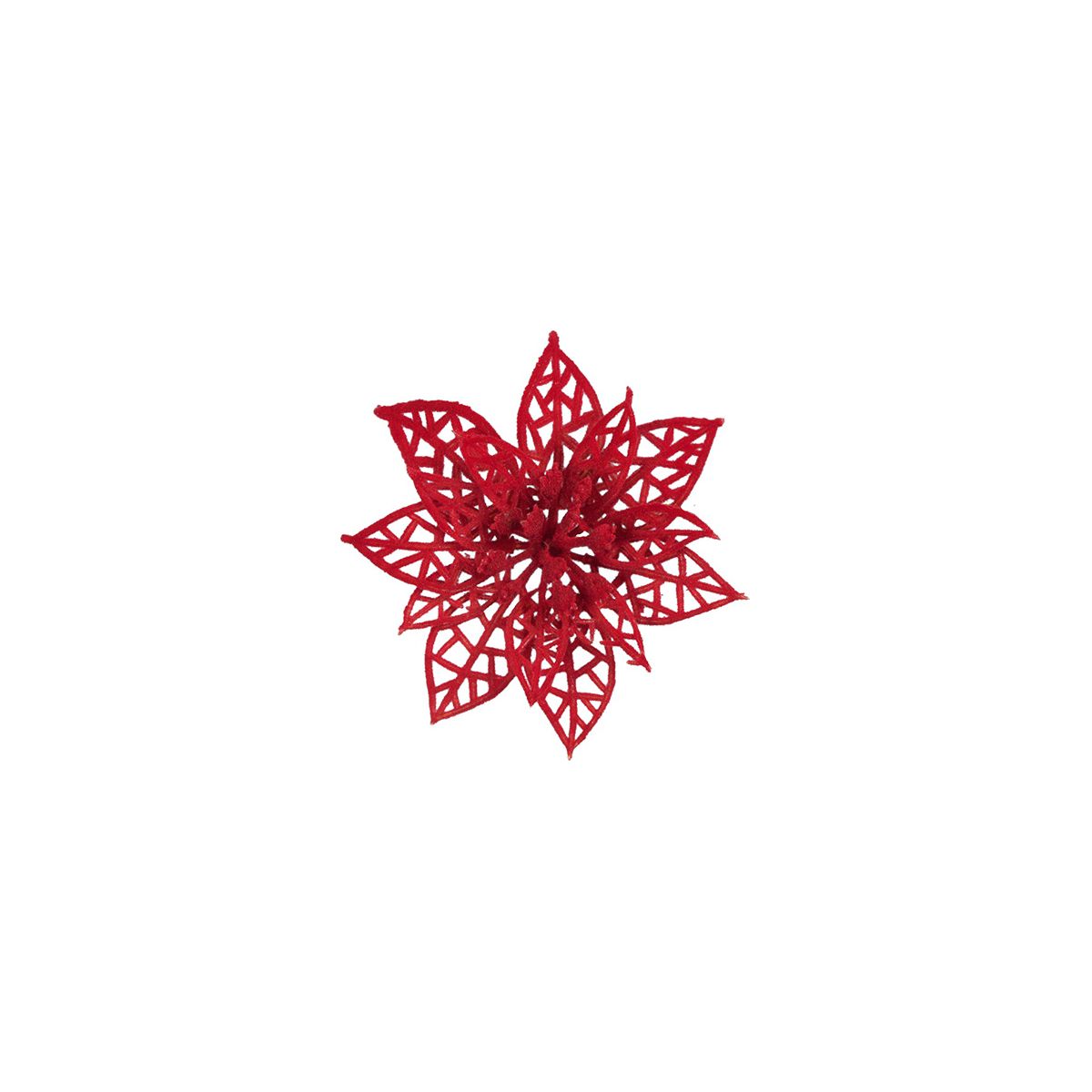 Ozdoba świąteczna Craft-Fun Series kwiat poinsecji Titanum (19YH020)