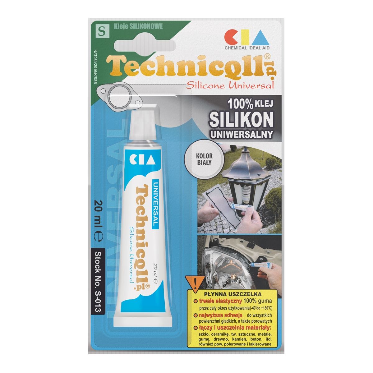 Klej w tubie Technicqll silikon 20ml (S-013)