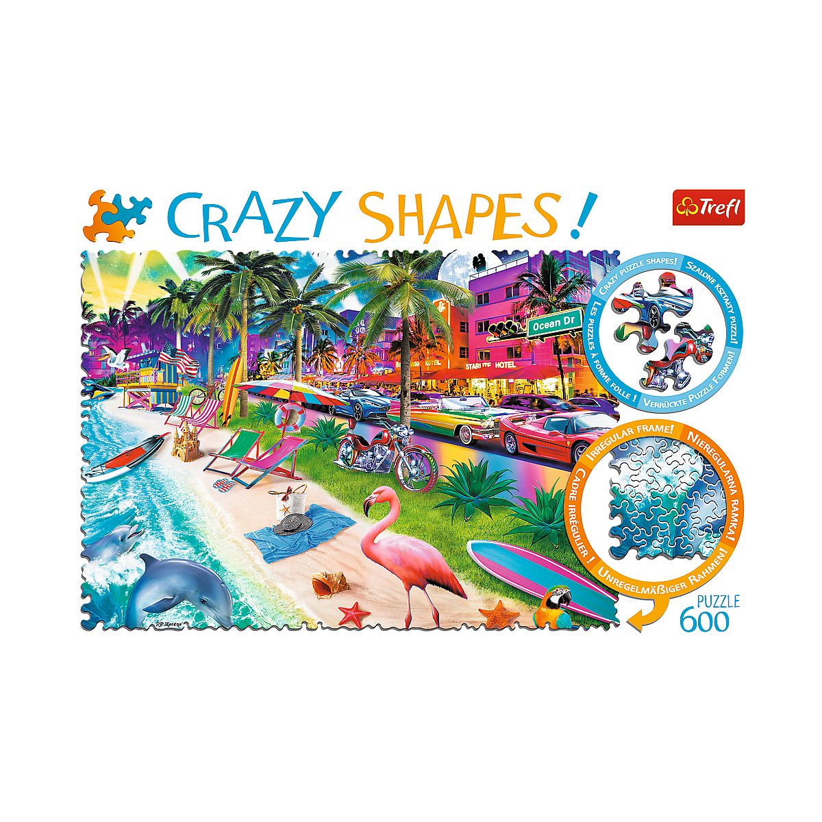 Puzzle Trefl Plaża w Miami 600 el. (11132)