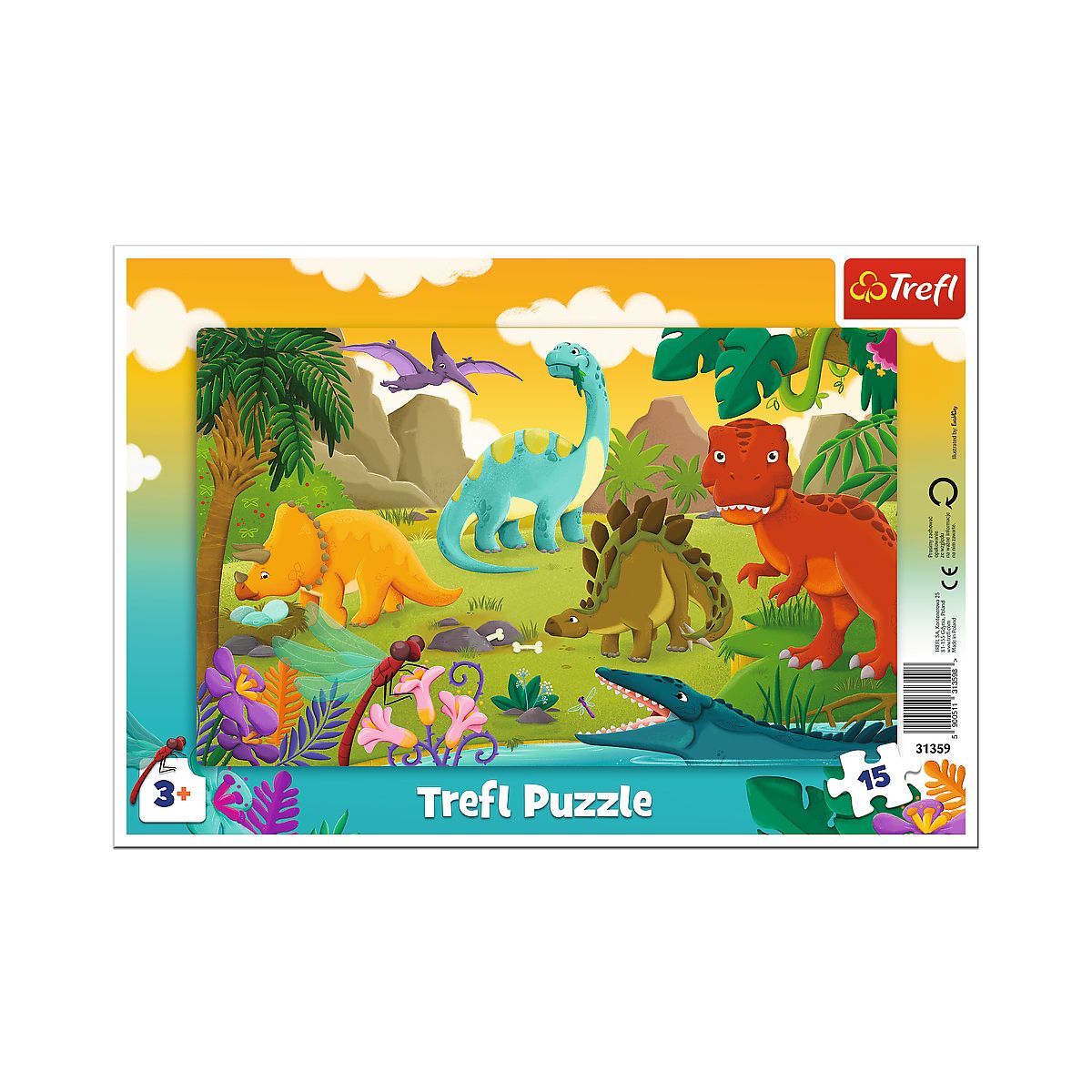Puzzle Trefl Dinozaury 15 el. (31359)