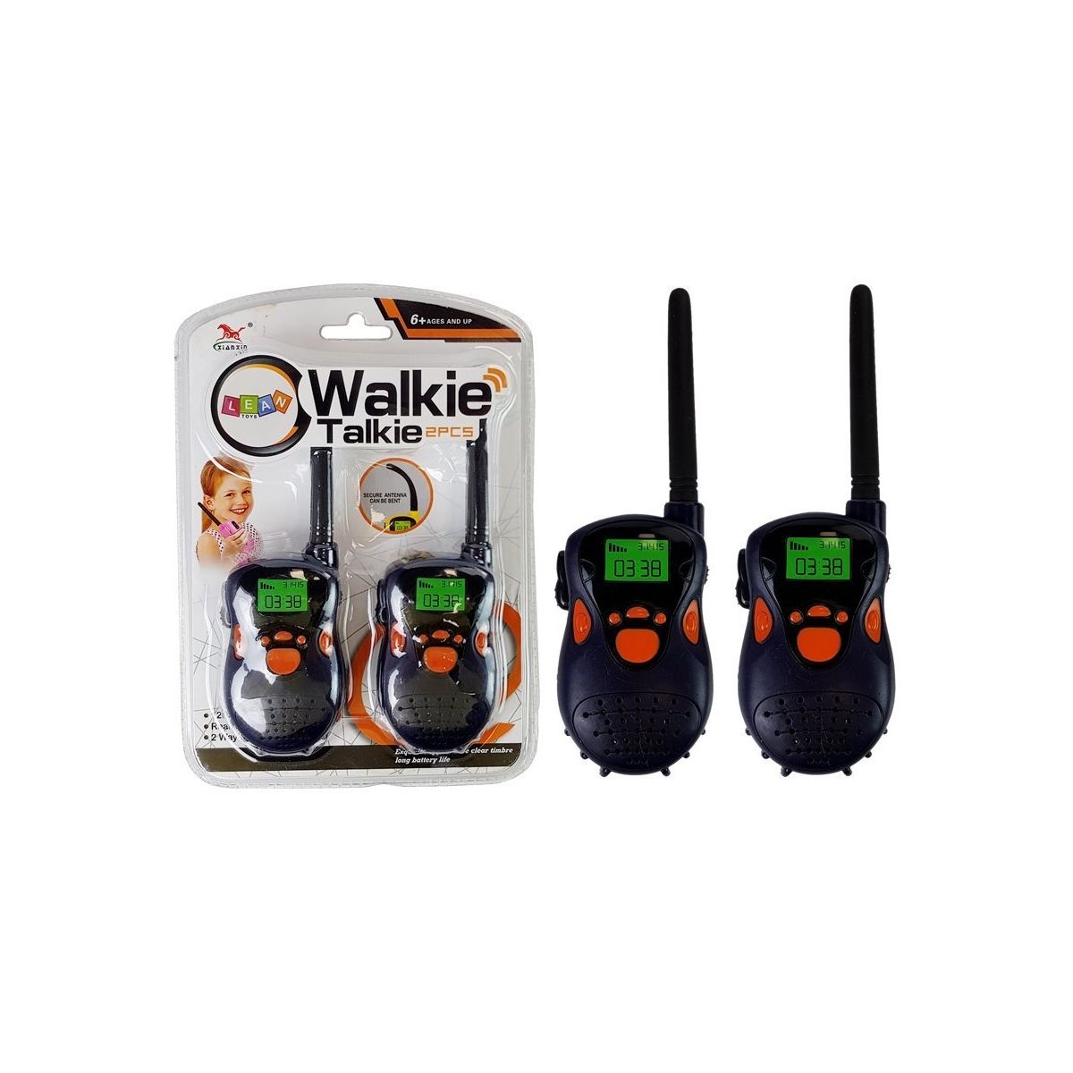 Walkie-talkie Lean Krótkofalówki Zasięg 100 m (7606)