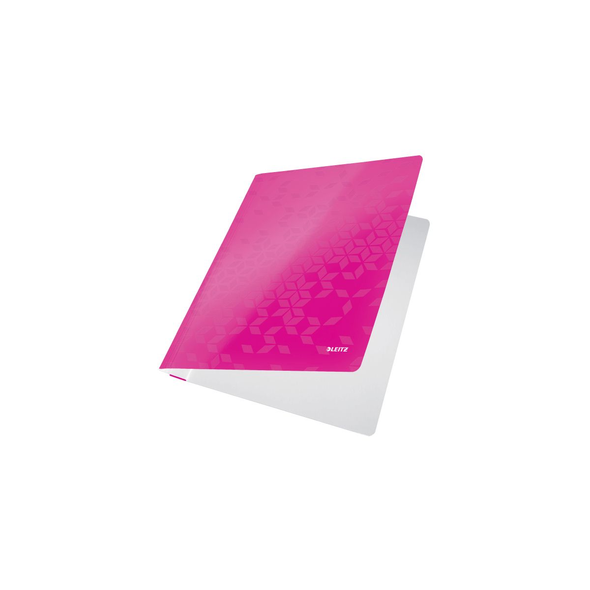Skoroszyt WOW A4 różowy metaliczny karton 80g Leitz (30010023)