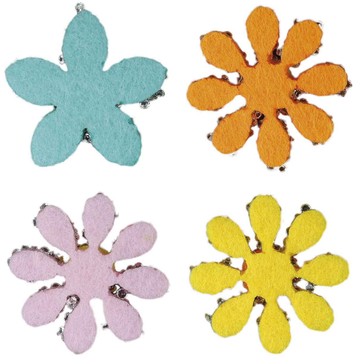 Ozdoba filcowa Titanum Craft-Fun Series kwiatki (200707-1)