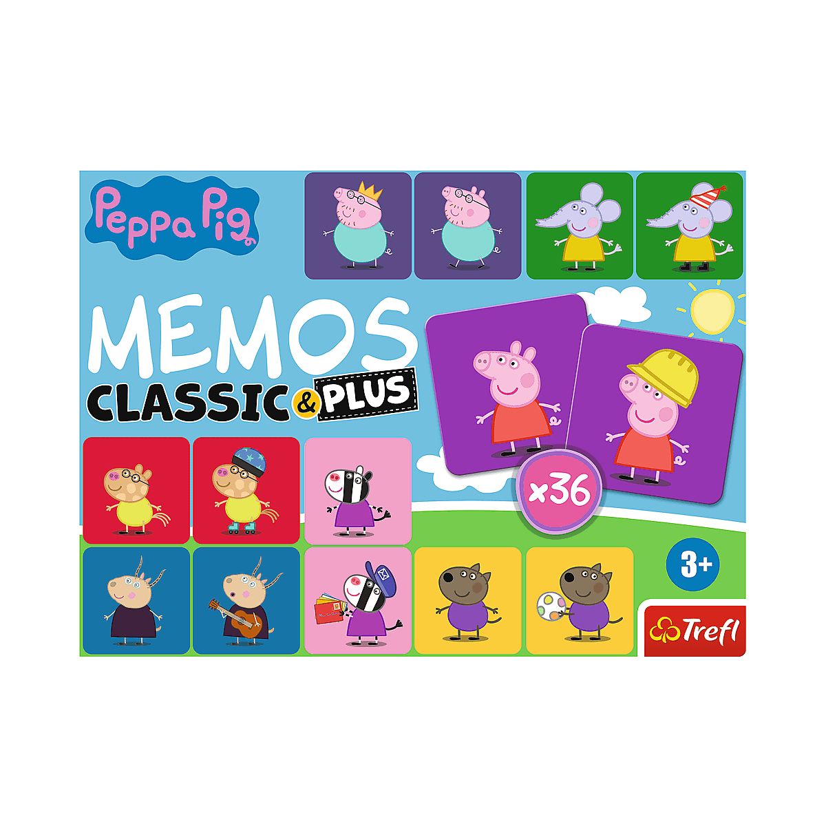Gra pamięciowa Trefl Psi Patrol Memos Classic & Plus, Paw Patrol (02269)