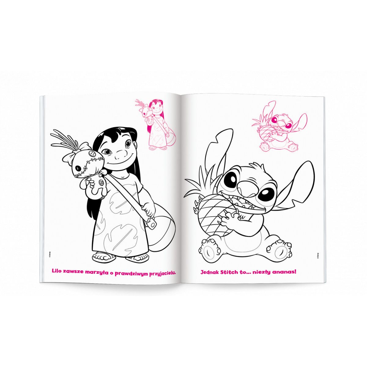 Książka dla dzieci Stitch Kolorowanka z Naklejkami Ameet