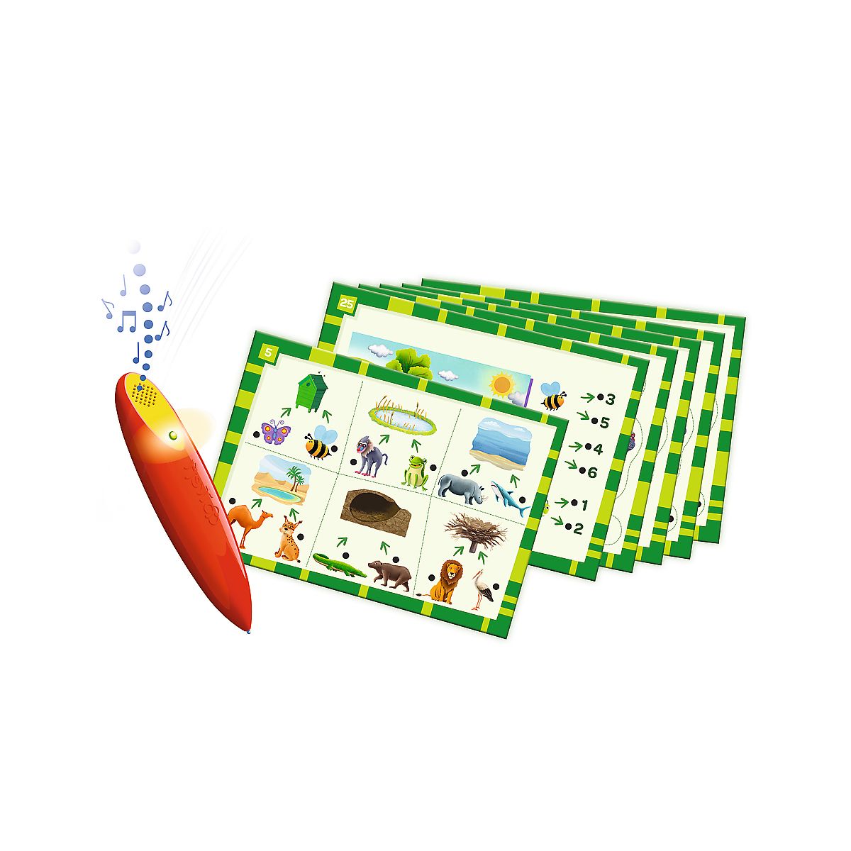 Gra edukacyjna Trefl Zwierzęta Mały Odkrywca i Magiczny Ołówek Zwierzęta Magiczny ołówek (02111)