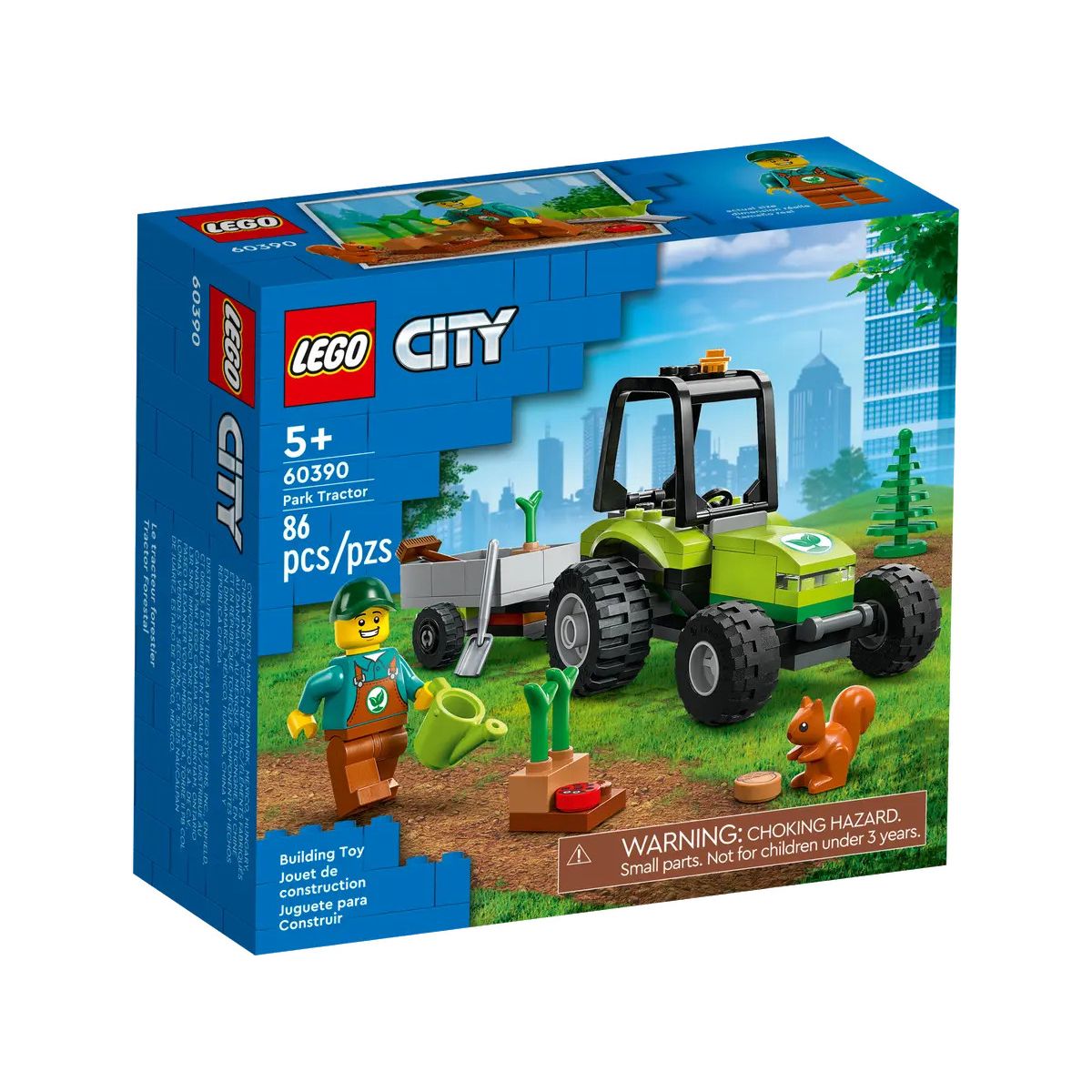 Klocki konstrukcyjne Lego City Traktor w parku (60390)