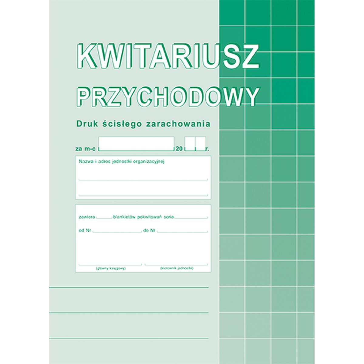 Druk samokopiujący Michalczyk i Prokop Kwitariusz przychodowy A5,oryg.+ 2 kopie A5 60k. (400-3)