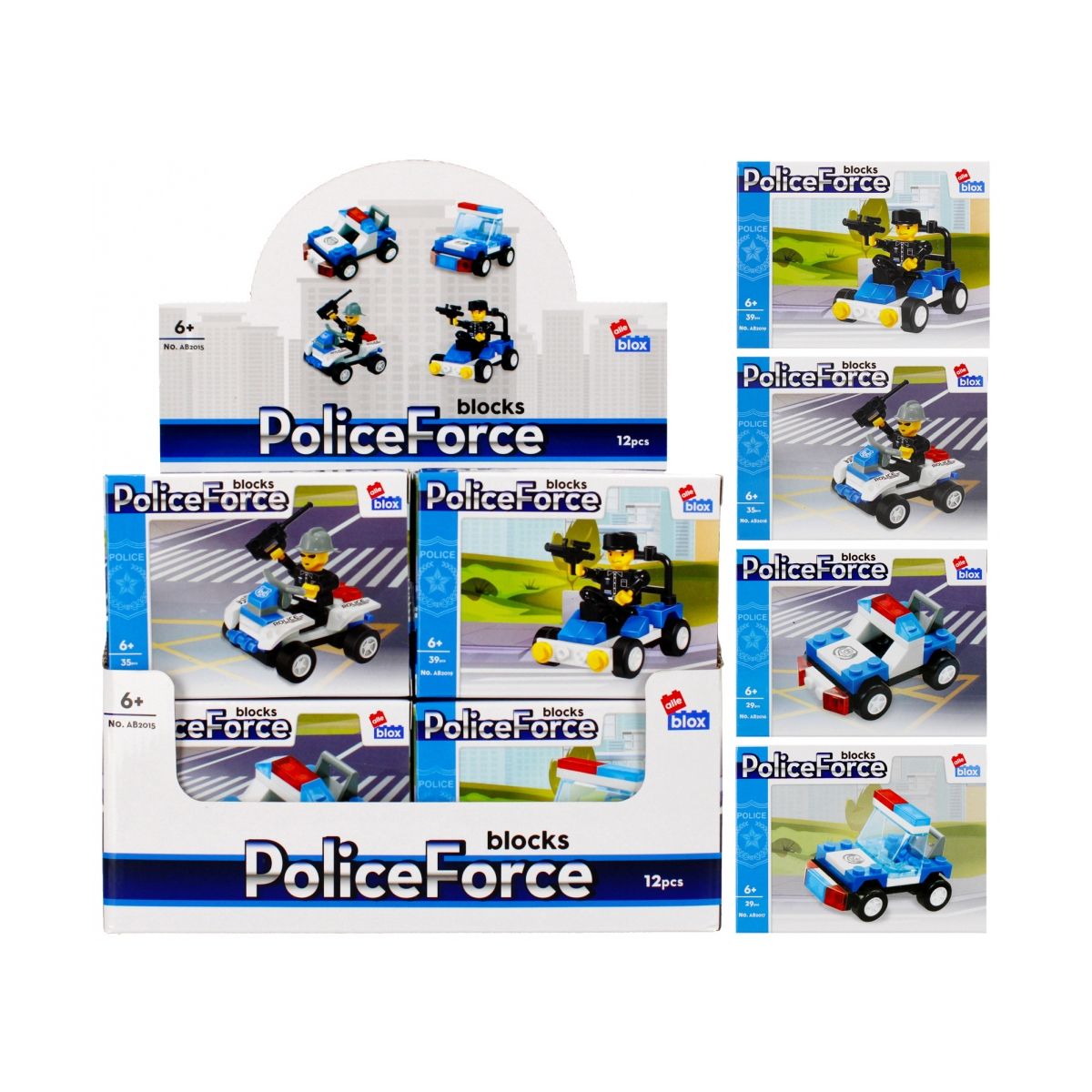 Klocki konstrukcyjne Alleblox Police 29-39 el (492819)