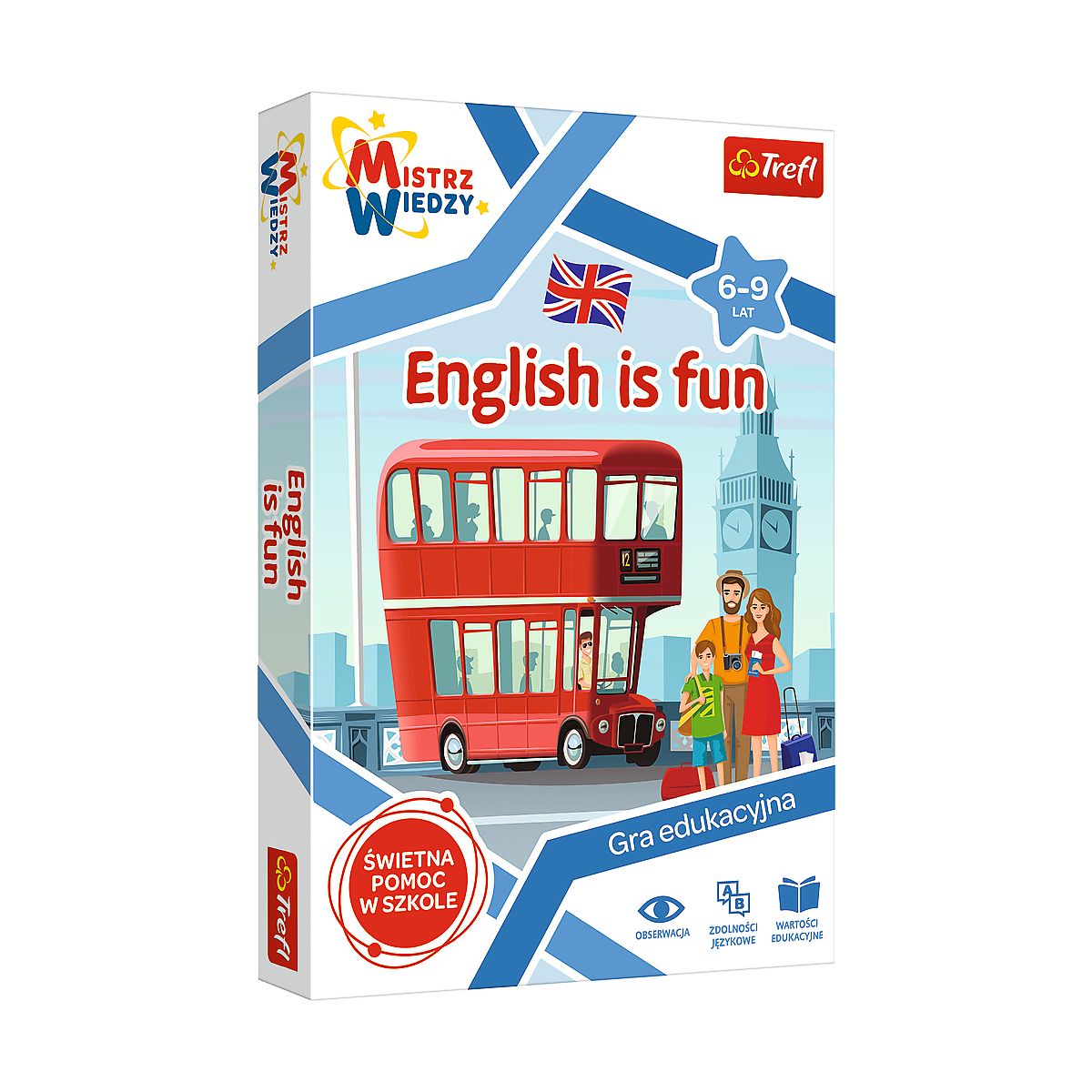 Gra edukacyjna Trefl Mistrz Wiedzy English is Fun (01954)