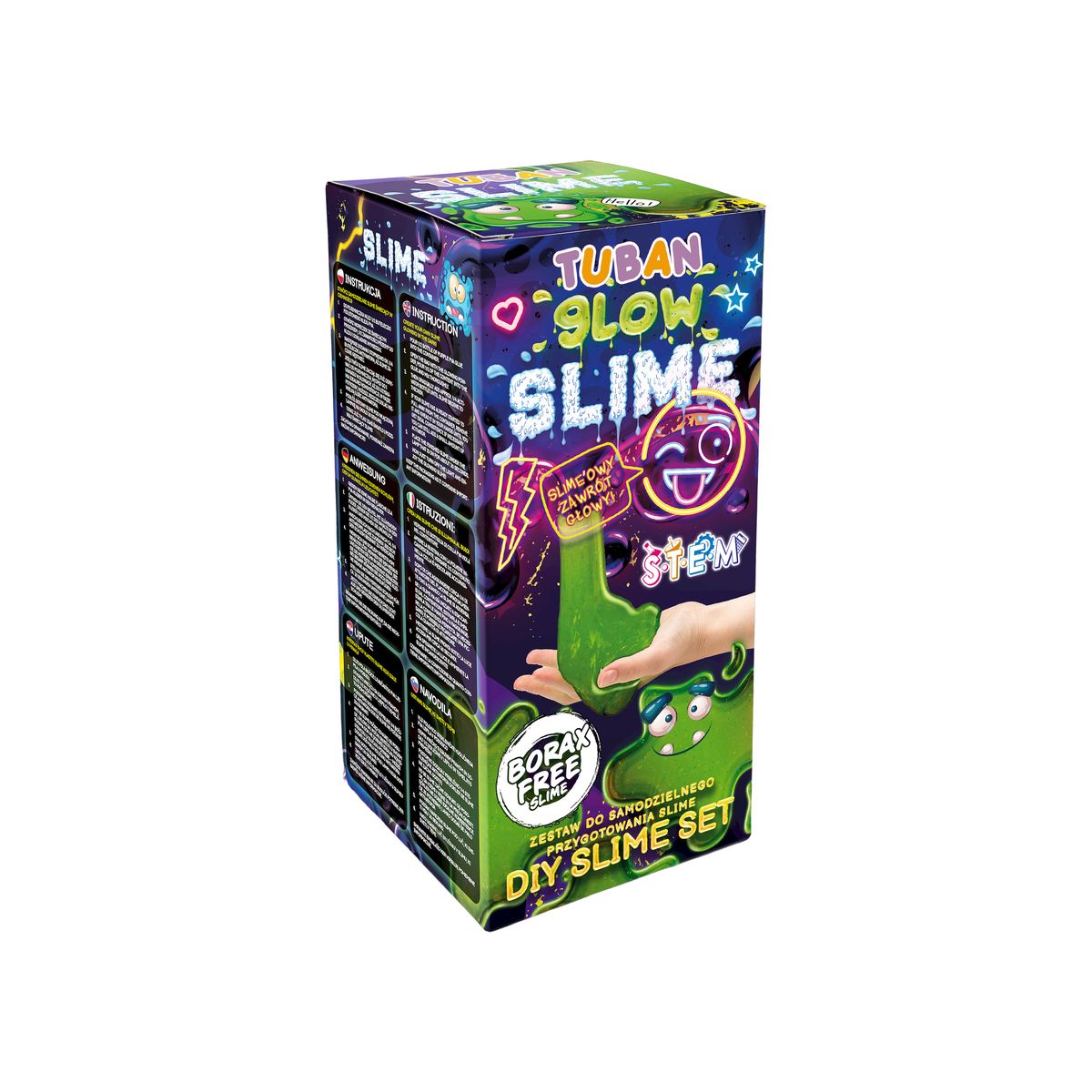 Zestaw kreatywny Tuban Glow in the dark slime (TU3144)