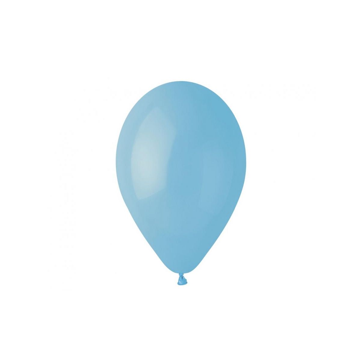 Balon gumowy Godan pastel 100 szt. niebieski 10cal (G90/72)
