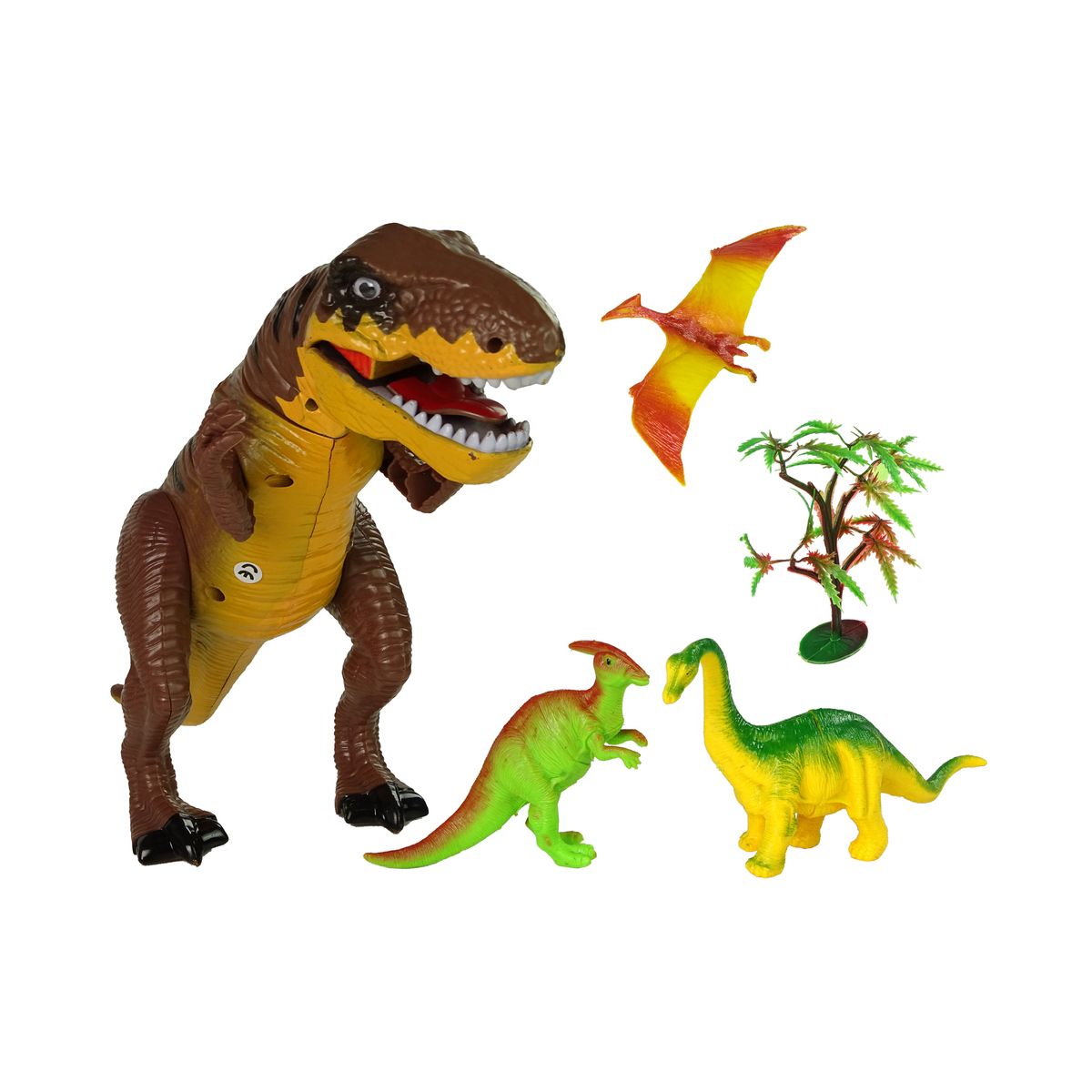Figurka Lean Zestaw Dinozaurów Tyranozaur Rex Akcesoria Dźwięk Światła (9719)