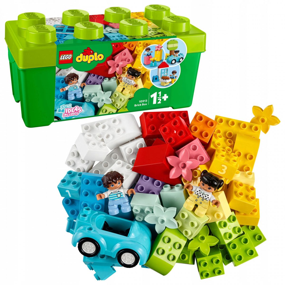 Klocki konstrukcyjne Lego Duplo pudełko z klockami 65 el. (10913)