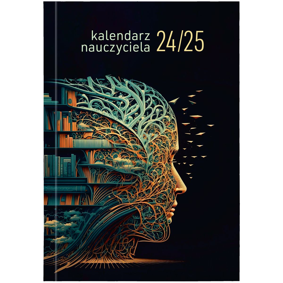 Kalendarz nauczyciela książkowy (terminarz) A5TN078B- Wydawnictwo Wokół Nas 2024/2025 A5 PCV bezbarwny A5 (MODERN)