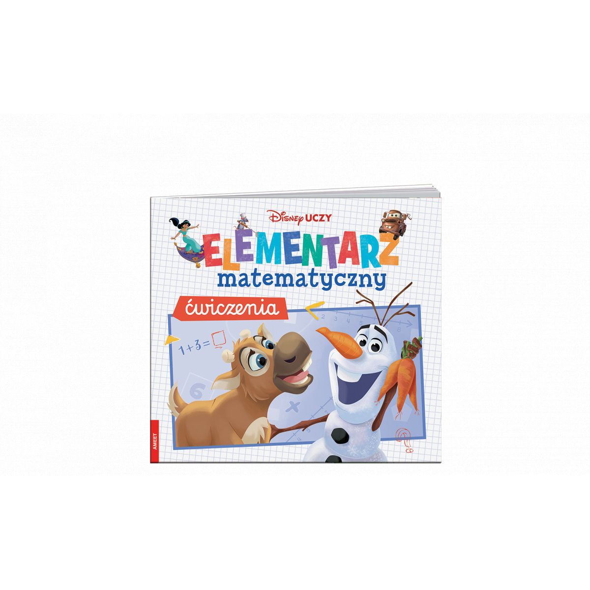 Książka dla dzieci Disney Uczy. Elementarz matematyczny. Ćwiczenia Ameet (umc 9302)