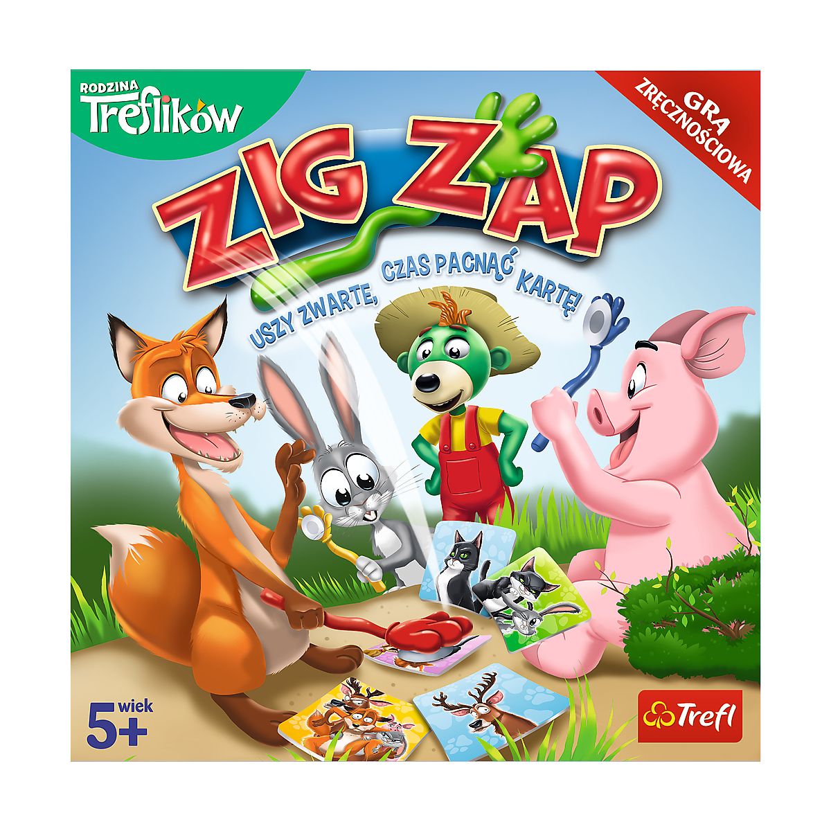 Gra strategiczna Trefl Rodzina Treflików ZIG ZAP Zig Zap (02070)