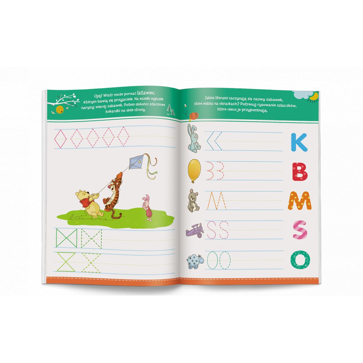 Książka dla dzieci Kubuś i Przyjaciele. Szlaczki i Literki Ameet (SZN 9109)
