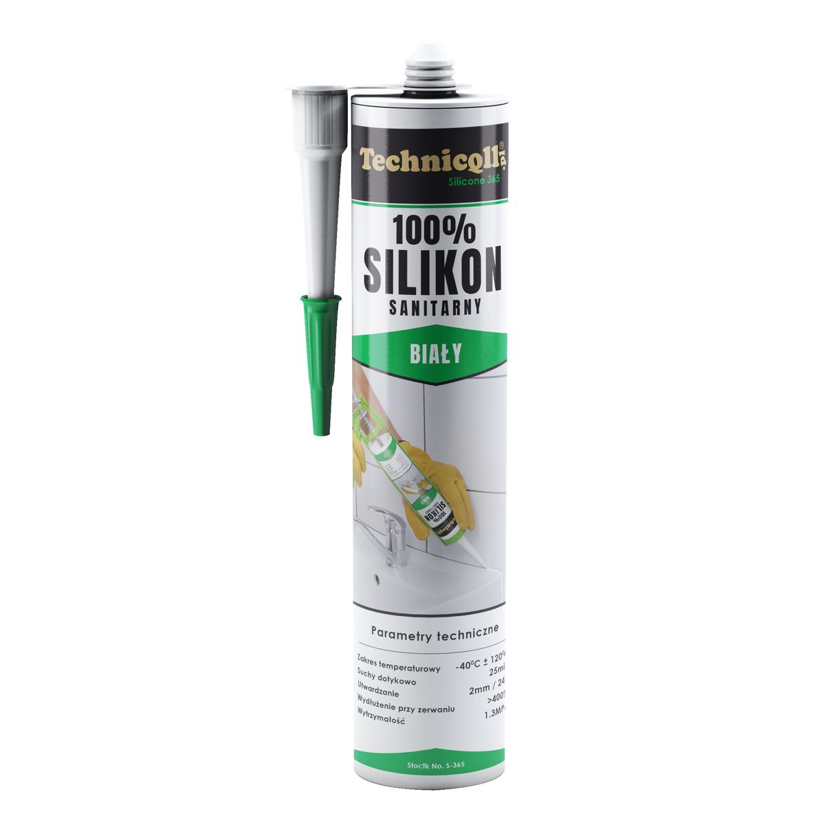 Klej w tubie Technicqll Silikon 300ml (S-365)