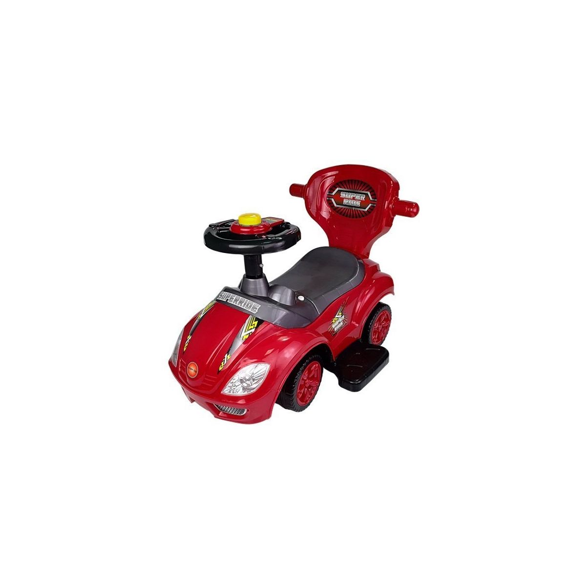 Jeździk z Pchaczem Mega Car 3w1 Czerwony Lean (4998)