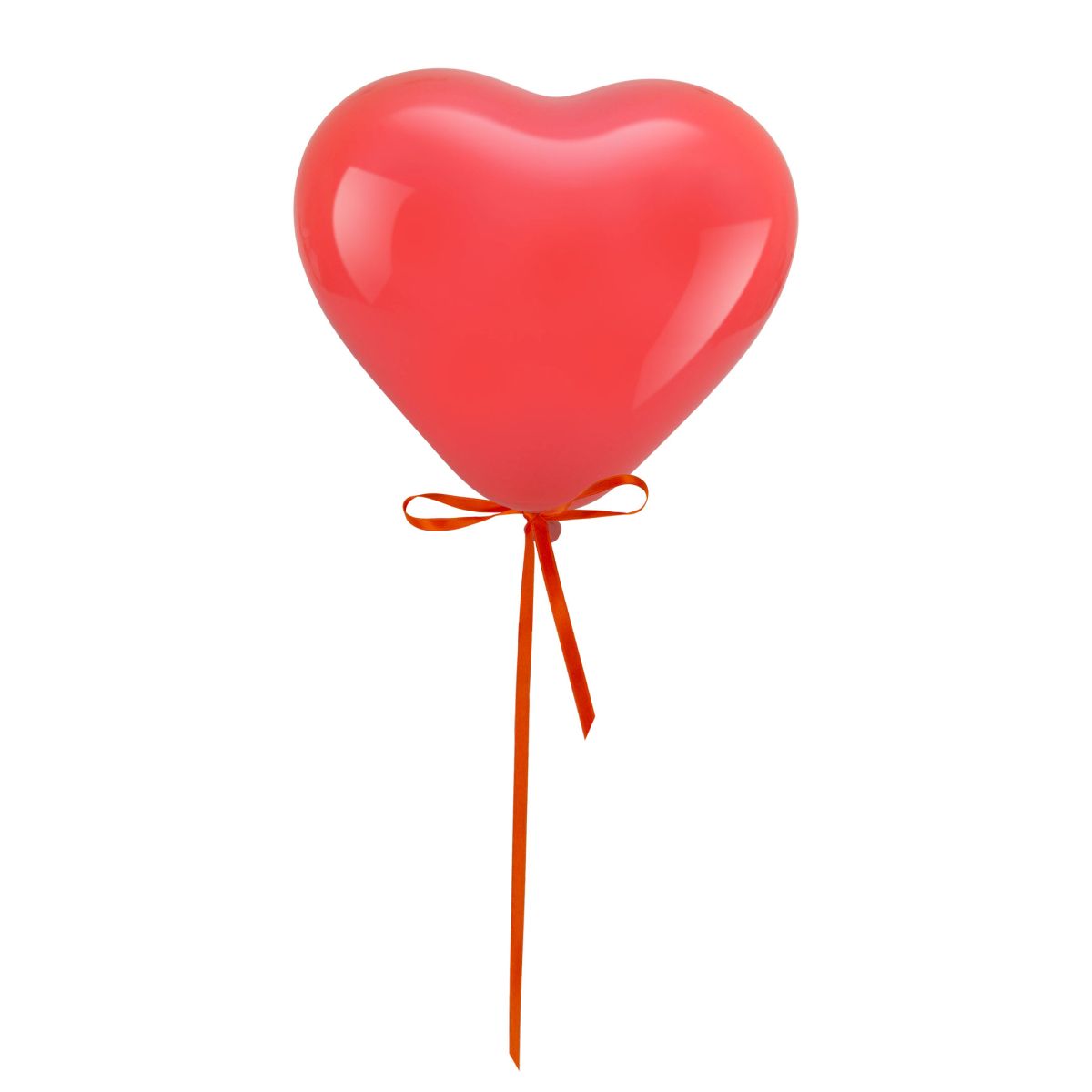 Balon gumowy Arpex serca duże 44cm 2szt. czerwona 450mm (KB6348)