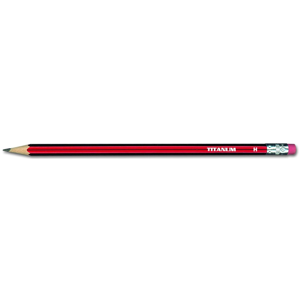 Ołówek techniczny Titanum H z gumką 12 szt.