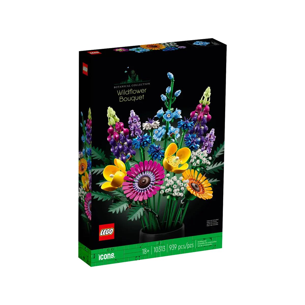 Klocki konstrukcyjne Lego Icons bukiet z polnych kwiatów (10313)