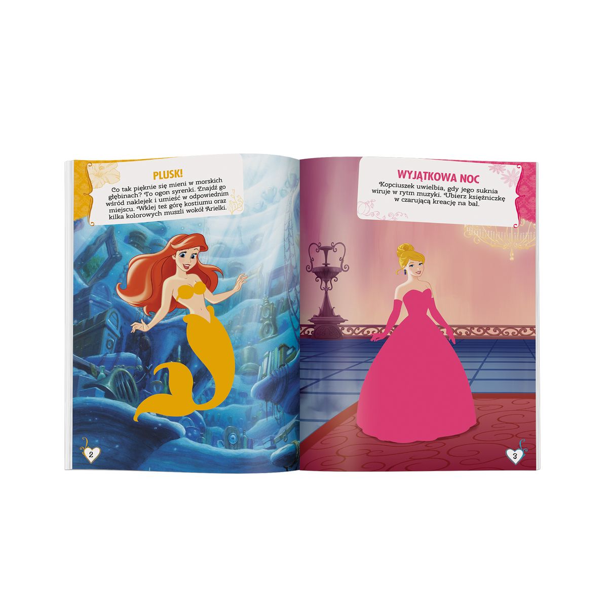 Książka dla dzieci Disney Księżniczka. Brokatowe Ubieranki Ameet