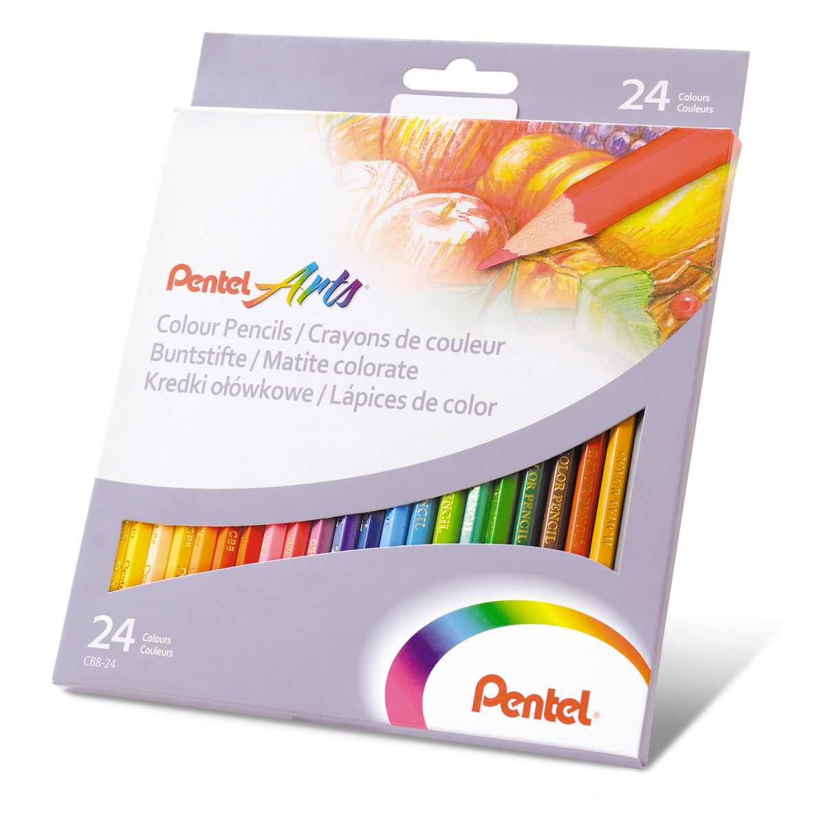 Zestaw pastele Pentel PTS15/BN15 pastele + długopis żelowy