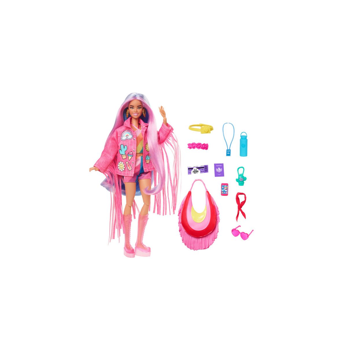 Lalka Extra Fly Hippie [mm:] 290 Barbie (HPB15)