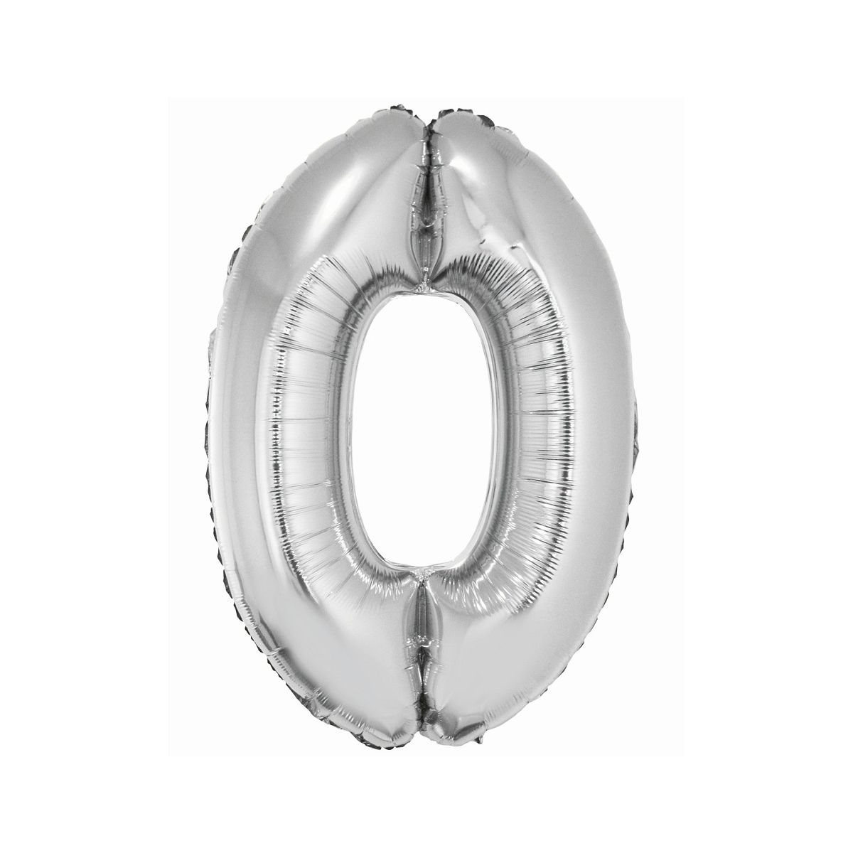 Balon foliowy Godan Smart cyfra 0 srebrna 76cm (CH-SSR0)