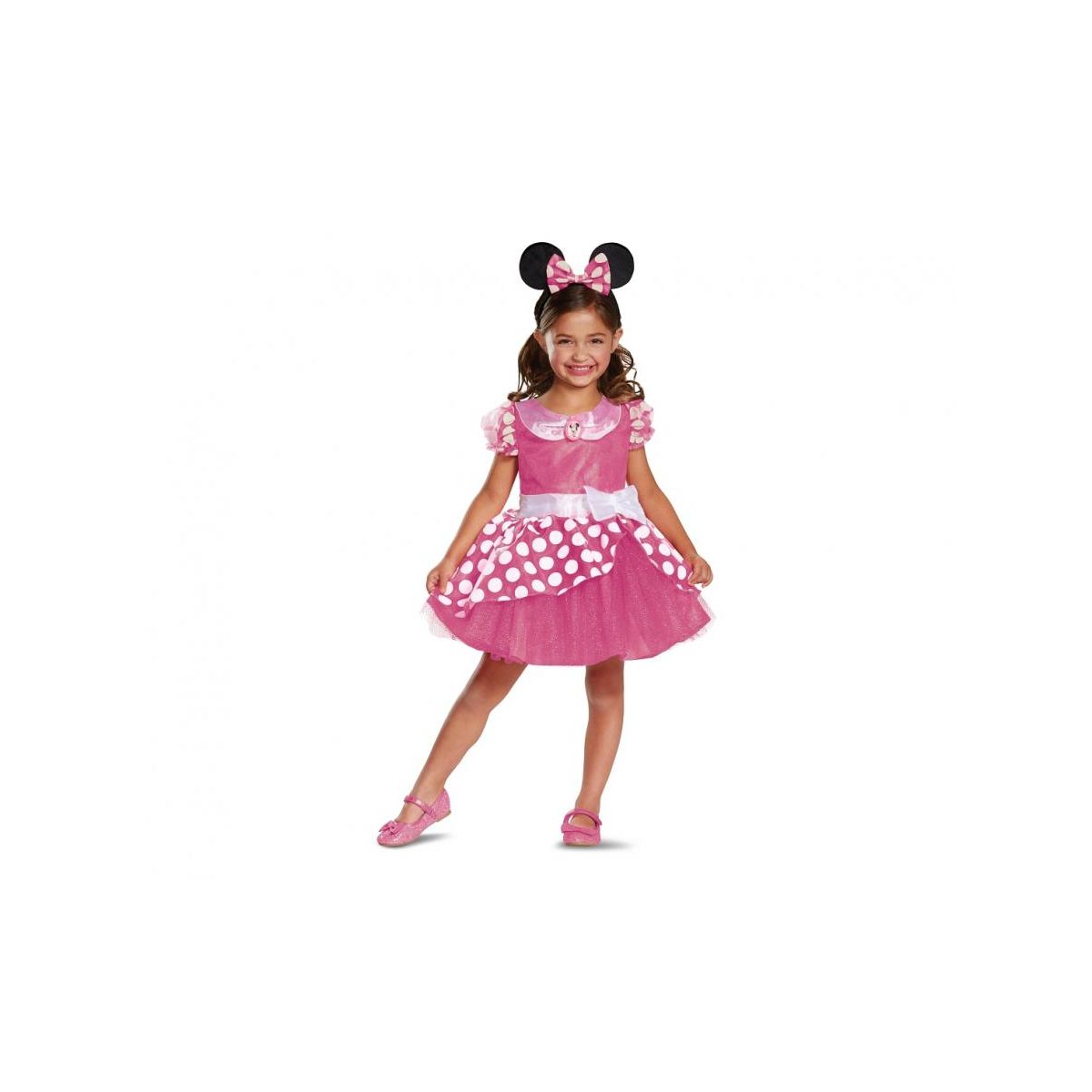 Kostium Minnie Mouse Pink Deluxe rozm. S, 5-6 lat Godan (129459L)