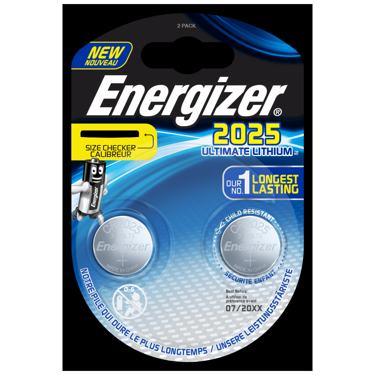 Baterie Energizer Ultimate Lithum CR2025 CR2025 (EN-423013)