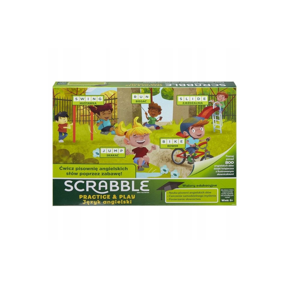 Gra planszowa Mattel Scrabble Practice&Play (GGB32)