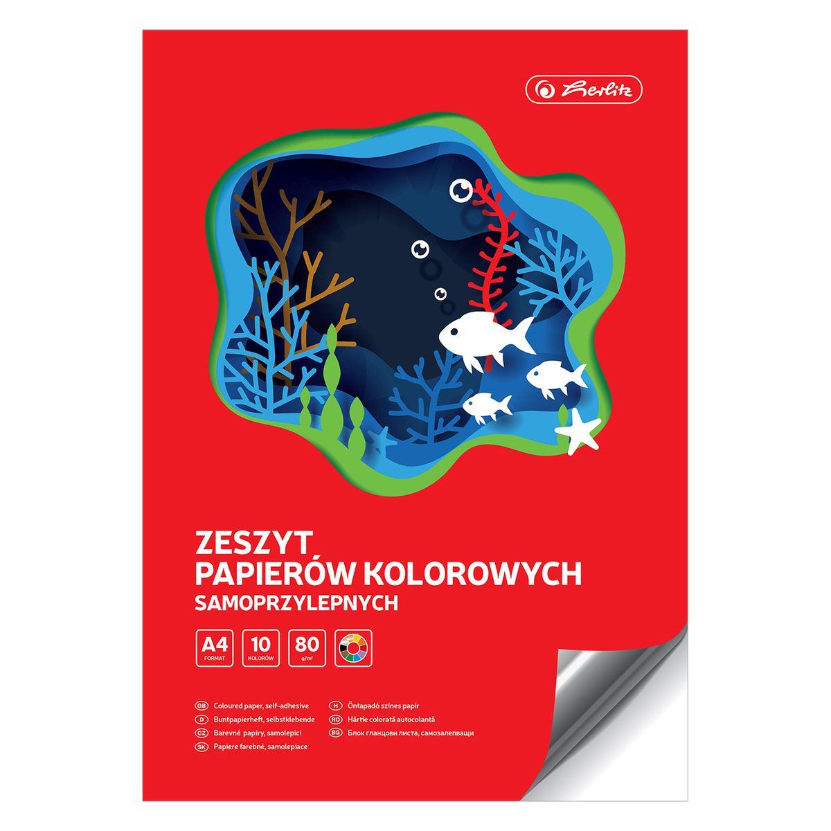 Zeszyt papierów kolorowych Herlitz (9583766)