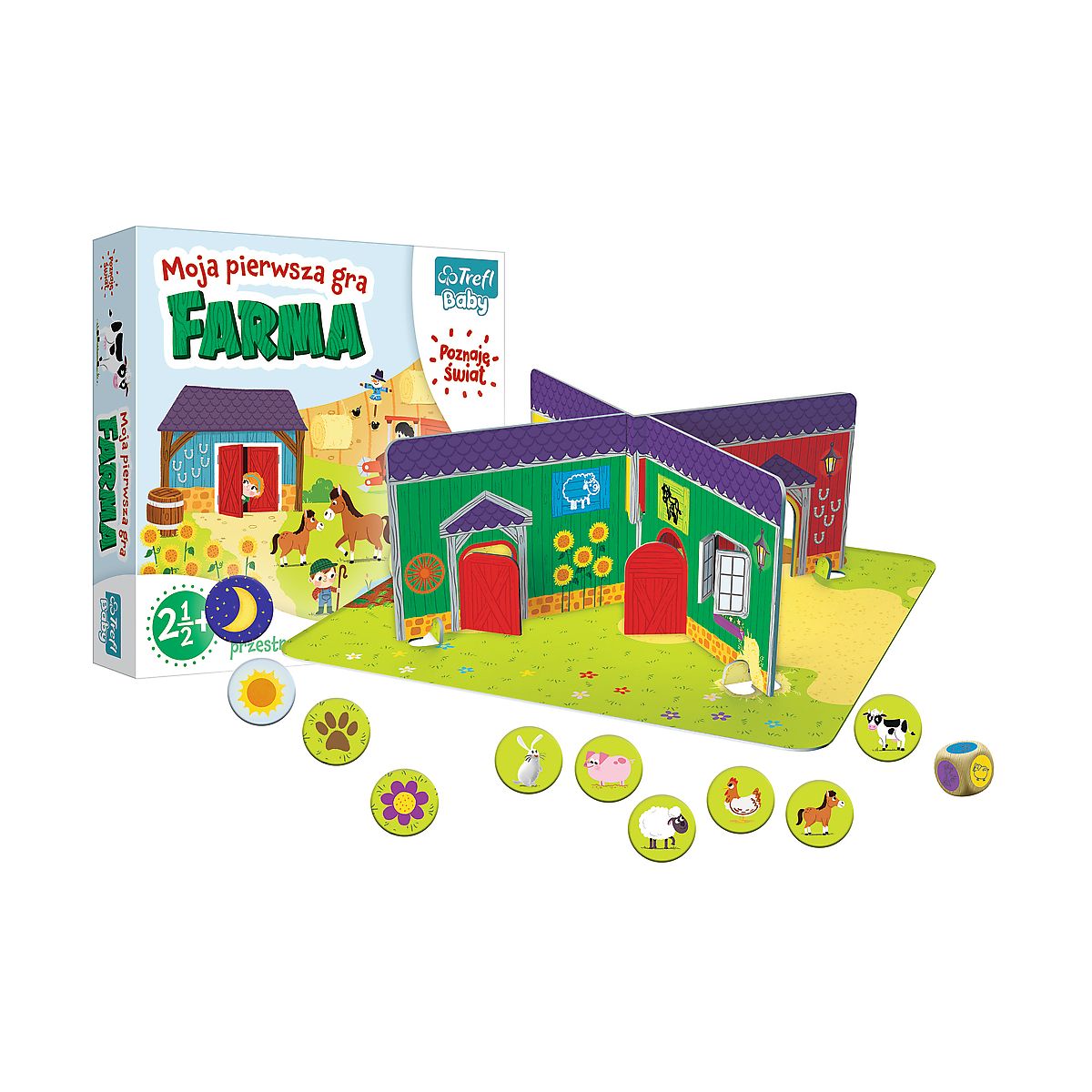 Gra edukacyjna Trefl Baby - Moja Pierwsza Gra (02109)