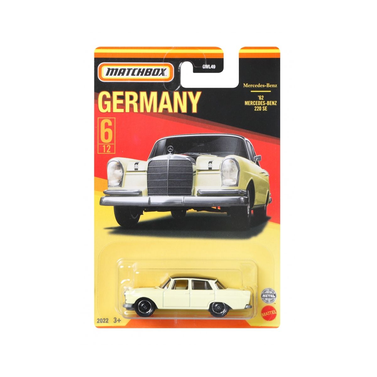 Samochód Niemcy Matchbox (GWL49)
