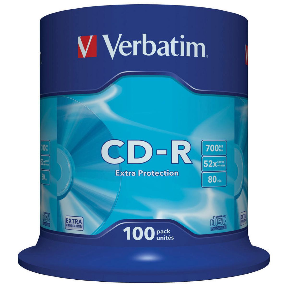 Płyta cd Verbatim CD-R cake 100 700MB x52