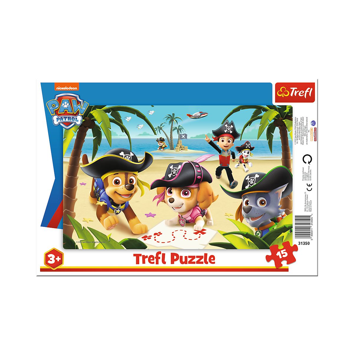 Puzzle Trefl Przyjaciele z Psiego Patrolu 15 el. (31350)