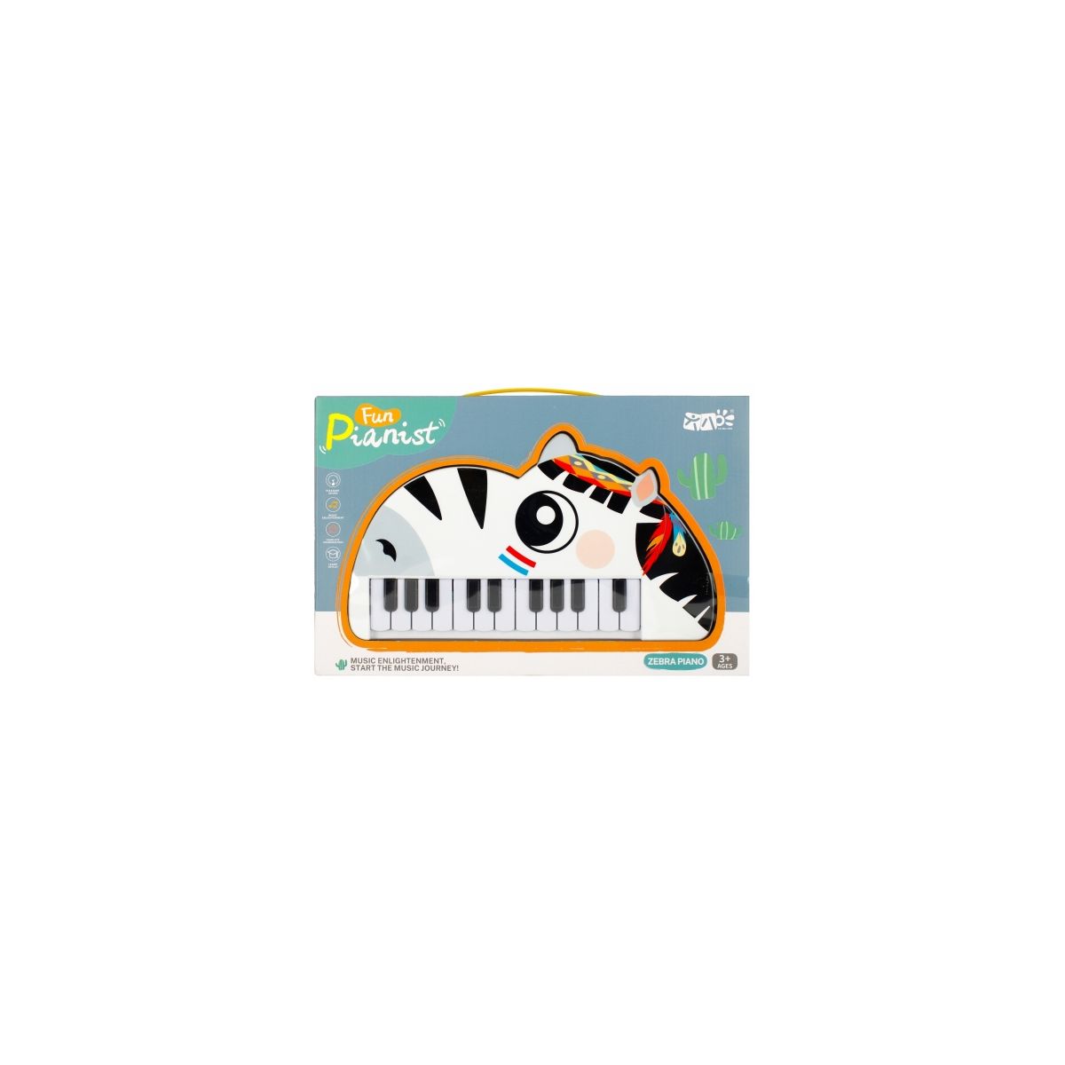 Pianino zebra Mega Creative (511546)