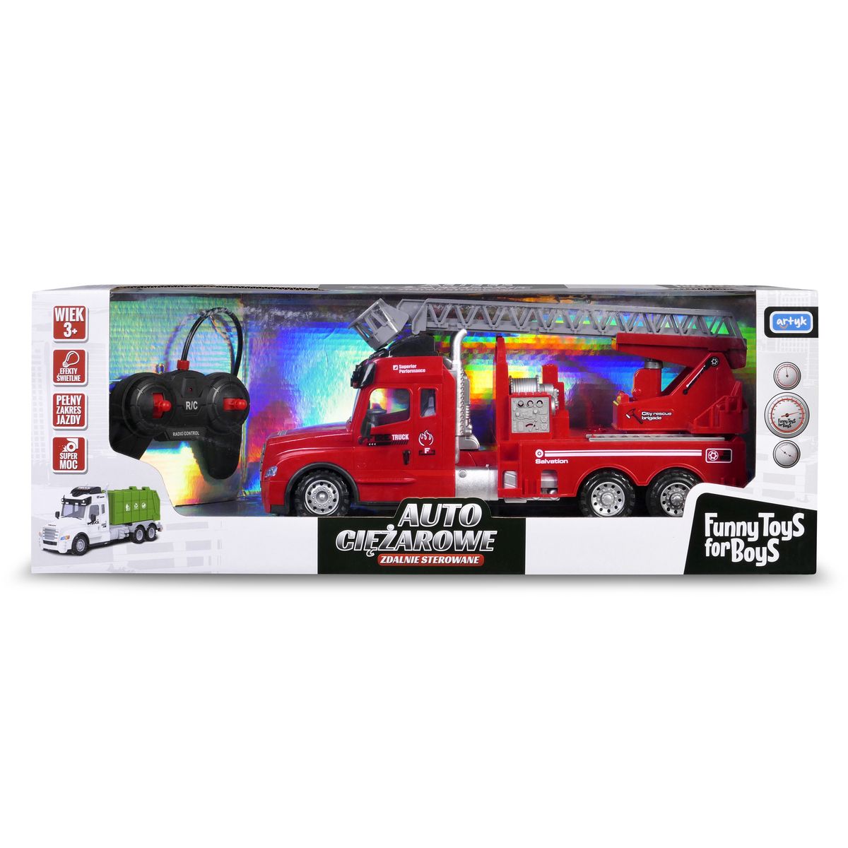 Ciężarówka Toys for boys podnośnik na radio Artyk (131035)