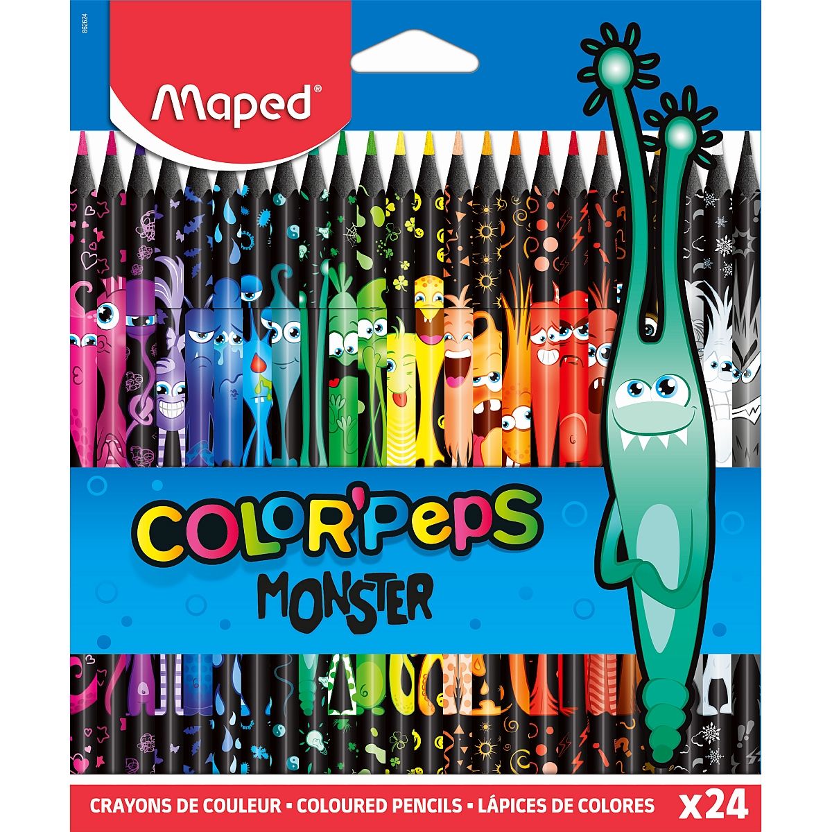 Kredki świecowe Maped Colorpeps 24 kol. (862624)