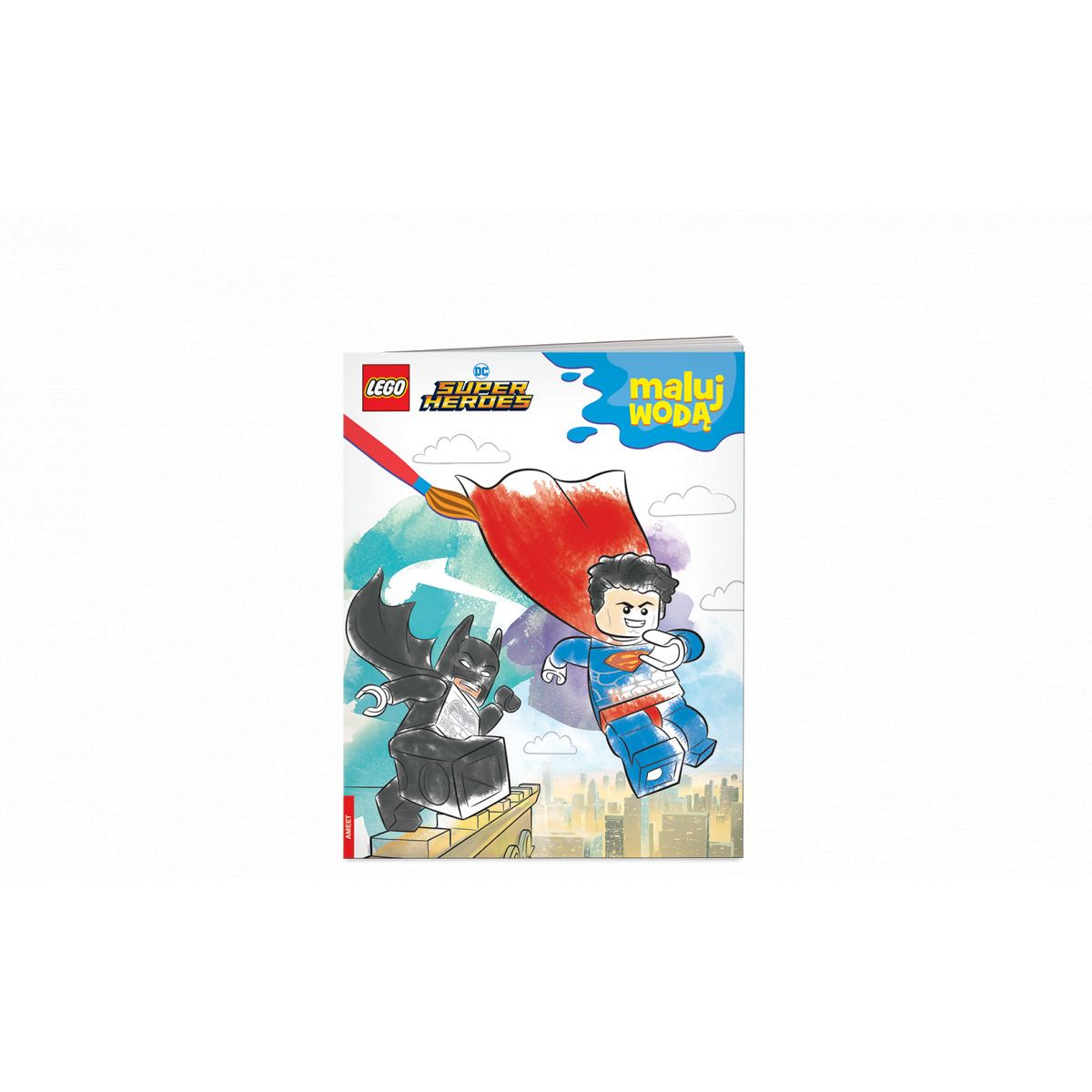 Książka dla dzieci LEGO® DC Comics Super Heroes. Maluj Wodą Ameet (MW 6450)